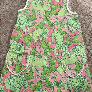 Lilly Pulitzer Pink and Green Kids Casual Dress